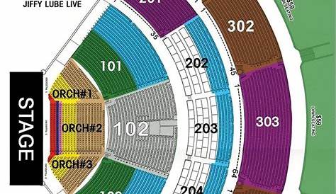 Seat Number Detailed Seat Number Jiffy Lube Live Seating Chart