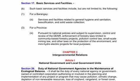 The Local Government Code of The Philippines Ra 7160 | PDF | Eminent