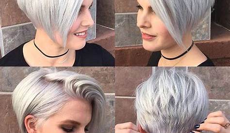 60 wunderschöne graue Frisuren - - #Kurzhaarfrisuren | Bob frisur