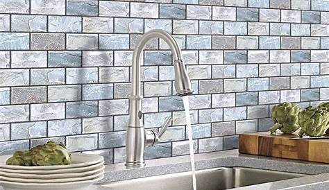 Self-Adhesive Kitchen Wall Tiles Bathroom Mosaic Brick Stickers Peel