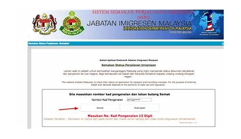 semakan perjalanan jabatan imigresen - Jabatan Imigresen Malaysia PDF