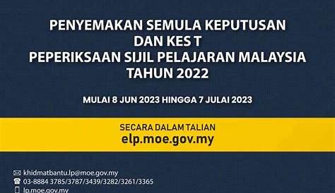 Semakan Keputusan UPUOnline SPM Sesi 2021/2022