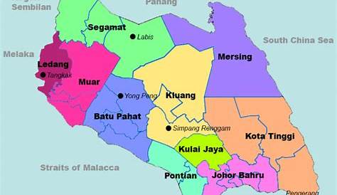 Map of Johor State – Visit Selangor