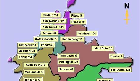 Senarai Daerah Di Sabah - Hal pentadbiran kerajaan negeri dipimpin oleh