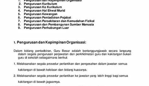 Skop Kerja Penolong Kanan Pentadbiran - sloppyploaty