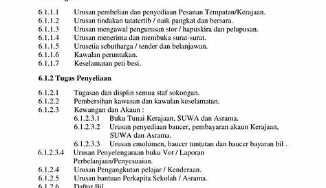 Senarai Tugas Pembantu Tadbir Perkeranian Dan Operasi N19 - Coremymages