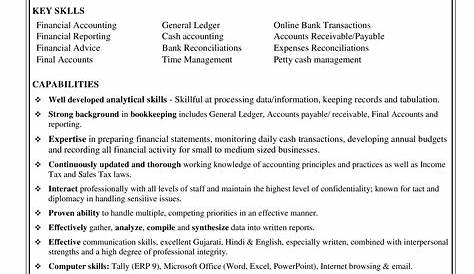 Senior Accountant Resume Format | Templates at allbusinesstemplates.com