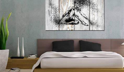 CANVAS ART Sensual Bedroom Wall Decor Minimalist Bedroom Etsy