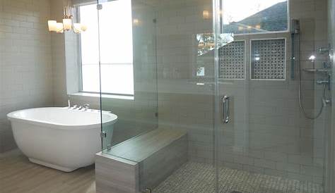 Awesome Bathroom With Separate Shower And Bathtub for Interior