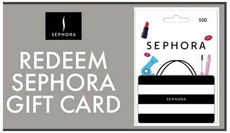 Sephora E Gift Card Balance $250 Instant Mail Dlivry 50% Off