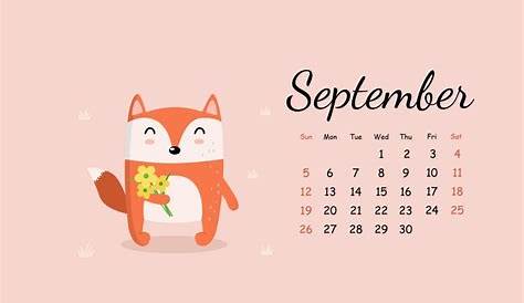 Free download: September 2020 Desktop Calendar & Phone Wallpaper