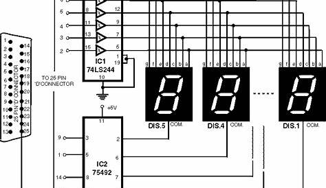 Seven Segment Display Circuit Diagram