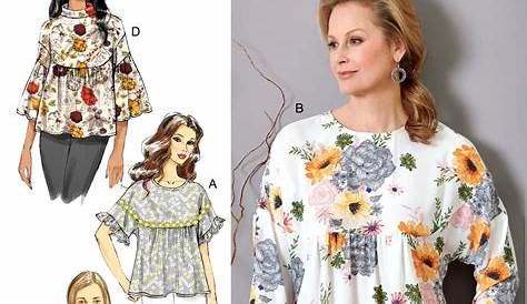 New Look Ladies Easy Sewing Pattern 6871 Summer Tops & Blouses Sewing