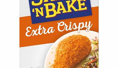 Kraft Shake 'N Bake BBQ Glaze Seasoned Coating Mix, 2 ct - Pouches, 6.0