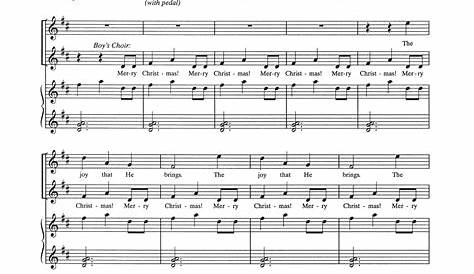 Christmas Canon Sheet Music TransSiberian Orchestra Piano, Vocal