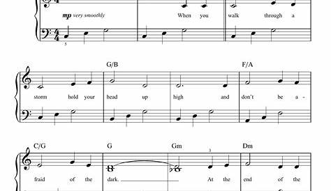 You'll_Never_Walk_Alone Sop 1 Sheet music for Trumpet in bflat (Solo