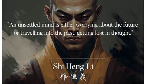 SHAOLIN: The 5 Hindrances To Self Mastery - Greatest Shi Heng Yi Quotes