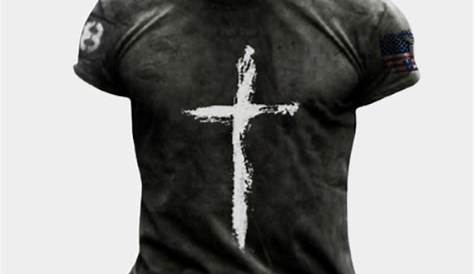Shirt With Cross On Front