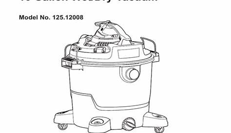 Shop Vac Instruction Manual