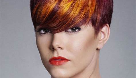 Short And Colored Hairstyles Color