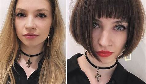Short Bob Haircut Makeover Holly Seidel On Instagram “We Both Had Vintage