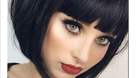 Short Bob Haircuts With Bangs Black Hair 50 styles For Women To
