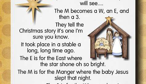 Story of Christmas (Printable PDF) Storybook about Jesus Birth MinistryToChildren