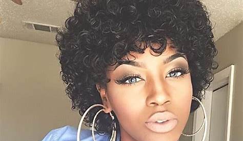 Short Curly Casual Afro Hairstyle 25 Cute For Black Women To Try