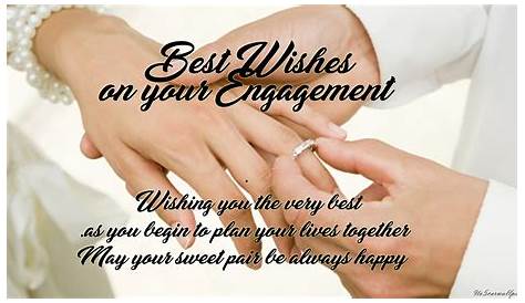Engagement Status for Friend and Engagement Wishes Messages