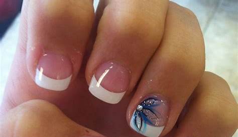 Short French Nail Designs 45 Pretty Natural Square With Tip Design 2021!