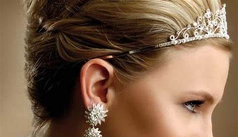 Short Hair With Tiara Wedding styles 2014 style Trends