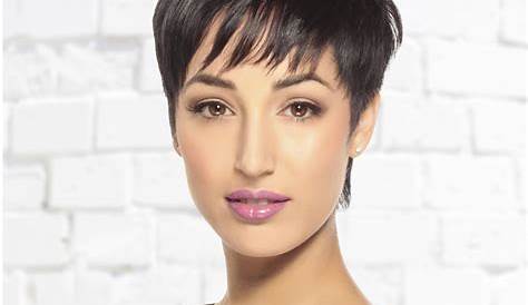 Short Wispy Pixie Hairstyles For Women Razor Haircut Color Bang Whispy