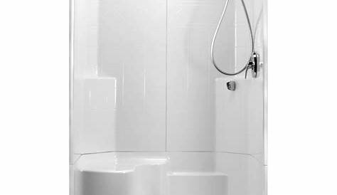 VIGO 36-Inch x 60-Inch Frameless Shower Stall in Clear with Stainless