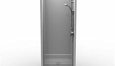 Mustee 30 Durastall 30"W x 30"D x73"H Shower Stall | Small shower