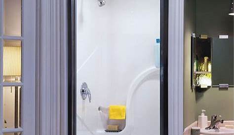 corner shower stalls with built-in seat - Google Search | Small