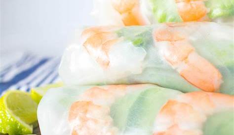 Shrimp rice paper wraps, Recipe Petitchef