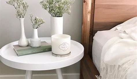 Side Table Decor Ideas Bedroom