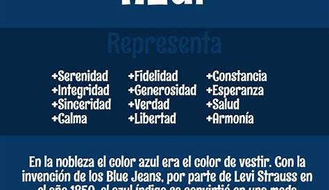 Significado del color azul | Citas de motivación, Psicologia del color