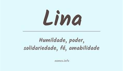 Lina (Nombre) - Significado de Lina