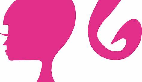 Download Barbie Png Logo - Barbie Head Silhouette | Transparent PNG