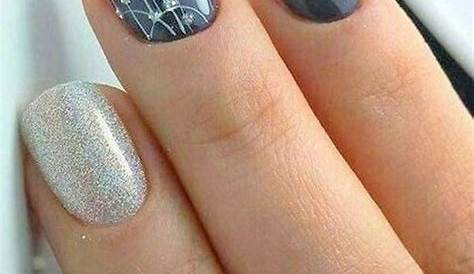 Silver Sheen Nails: Complement Your Radiance With These Winter Nail Hues