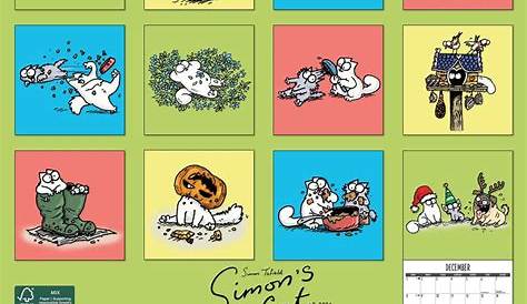 Simon's Cat Calendar 2018 - Calendar Club UK | Cat calendar, Calendar