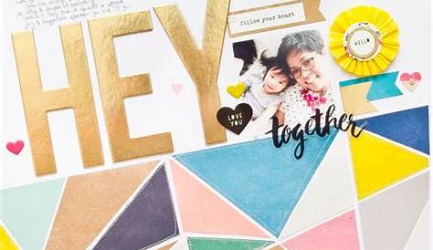 Simple one page scrapbook layout process, My Crafts and DIY Projects