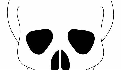 Skull Clipart Simple - Simple Skull Drawing Easy, HD Png Download
