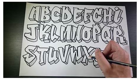 Letters Of The Alphabet In Graffiti Drawing at GetDrawings | Free download