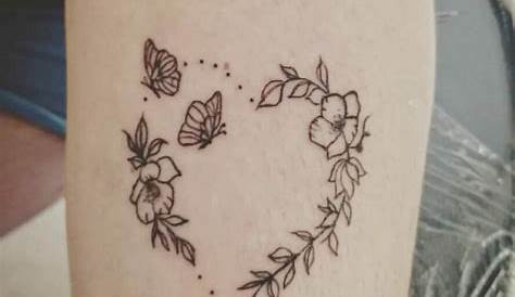 37 Mini and Simple Cute Tattoos for Women · | Broken heart tattoo