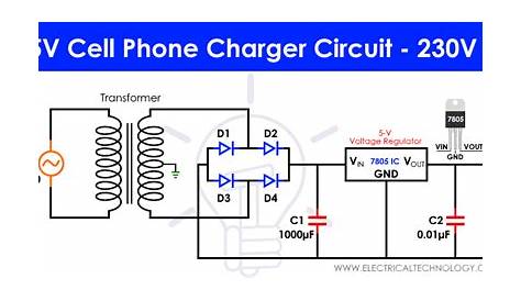 Simple Mobile Charger Circuit Diagram