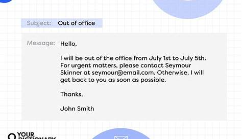 How to Write an Effective Out-of-Office Message