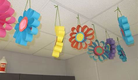 Simple Paper Spring Decorations Kids Can Make
