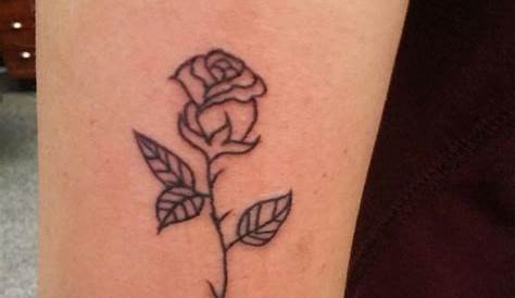 Tattoodo | Small rose tattoo, Rose outline tattoo, Pretty skull tattoos